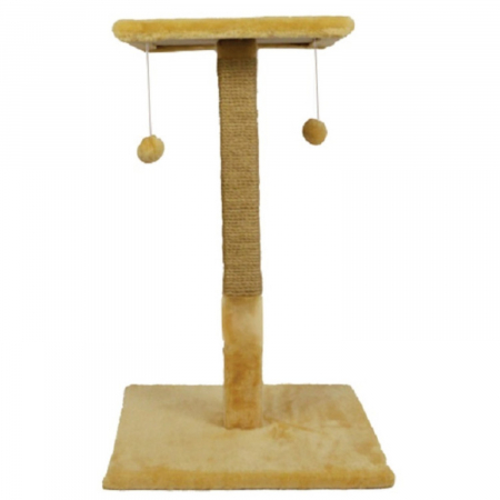 Pisici - Ansamblu de joaca pentru pisici tip turn cu platforma si ciucuri 75 x 45 cm