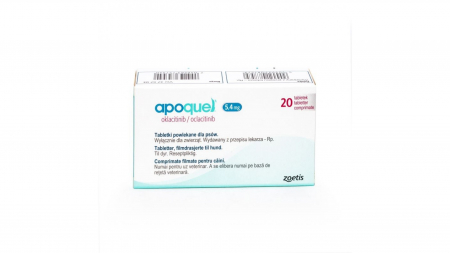Dermatologice Caini - APOQUEL 5,4 MG - 20 TABLETE