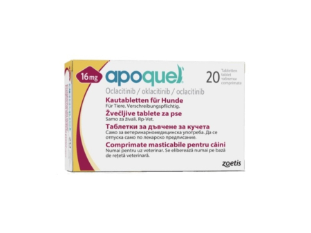 produse In Stoc - Apoquel chew 16mg - 20 Tablete