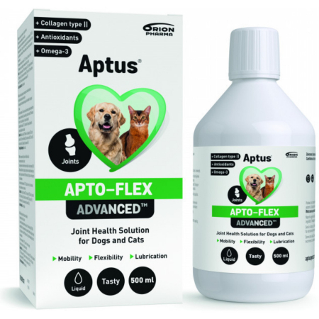 Suplimente nutritive, vitamine - Aptus Apto-Flex Advanced Vet Syrup 500 ml