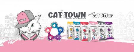 Asternut Igienic Cat Town Sakura pentru Pisici  10l [1]