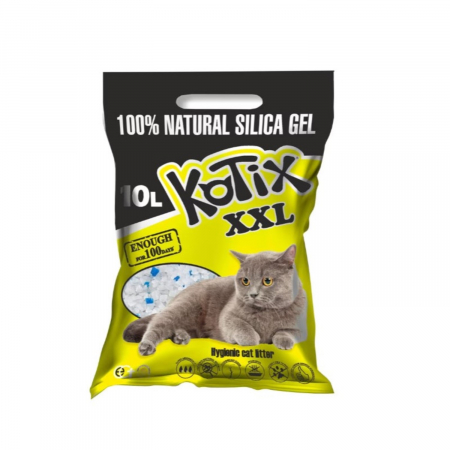 Asternut litiera / Nisip / Silicat - Asternut Igienic Silicat pentru pisici, Kotix normal, 10L