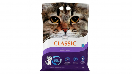 Pisici - Nisip igienic, Intersand Classic Lavanda, 14 kg