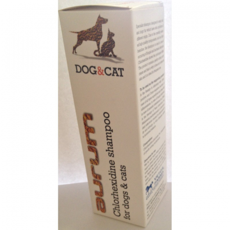 Dermatologice Caini - Aurum -Șampon cu clorhexidină pentru câini și pisici 250 ml