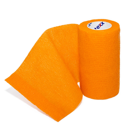 Pisici - Bandaj autoadeziv Vetexx 10 cm x 4.5m Portocaliu