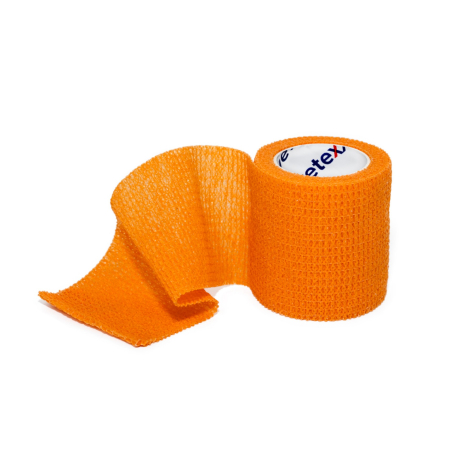 Farmacie Pisici - Bandaj autoadeziv Vetexx 5 cm x 4.5m Portocaliu