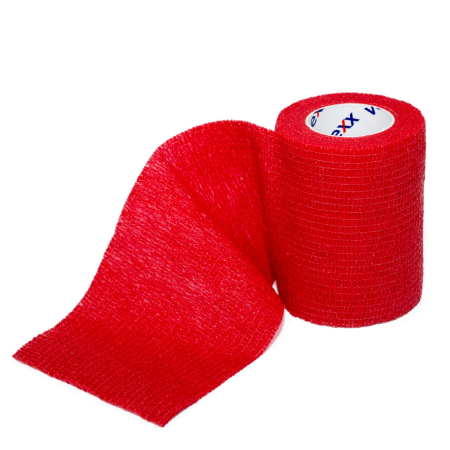 Farmacie Pisici - Bandaj autoadeziv Vetexx 7.5 cm x 4.5m Rosu