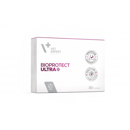 Afectiuni Digestive - Suport pentru echilibrul microbiomului intestinal, BioProtect ULTRA, VetExpert, 30 tablete