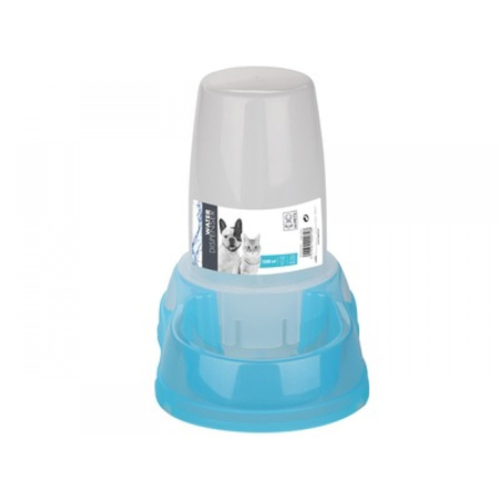 Pisici - Hranitor / DISPENSER de hrana pentru caini si pisici, M-PETS, 1500 ml, 12 x 12 x 21 cm