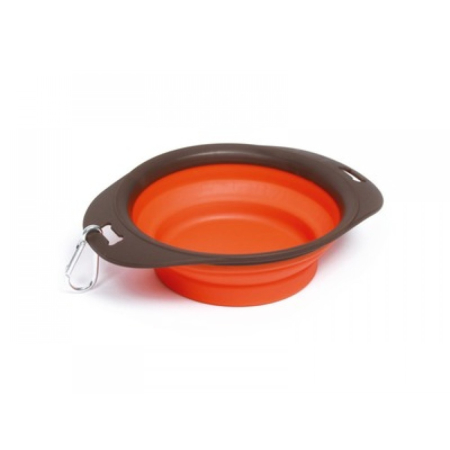 Pisici - Bol exterior pliabil pentru caini M-PETS, 25 x 19 x 6cm, 750ml