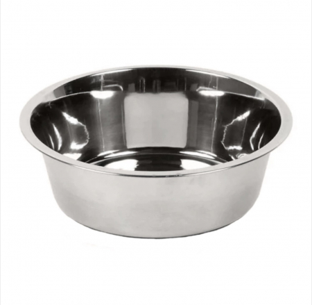 Caini - Bol pentru hrană animale, inox, Agility, diametru 25 cm, 2 l