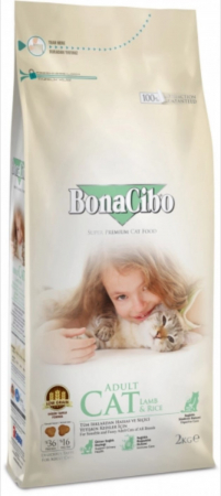 Pisici - BonaCibo Adult Lamb & Rice 15 kg