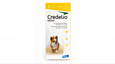 Promotii - Credelio 56.25mg caini (1.3-2.5 kg) - 3 tablete