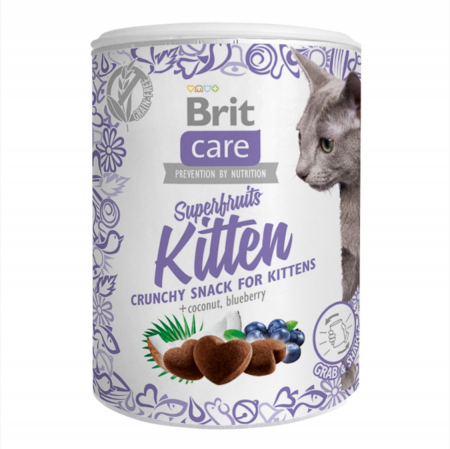 Recompense Delicioase - Brit Care Cat Snack Superfruits Kitten 100 g