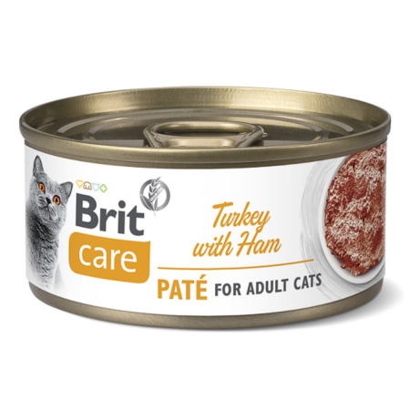 Hrana Umeda - Brit Care Cat Turkey Pate With Ham 70 g