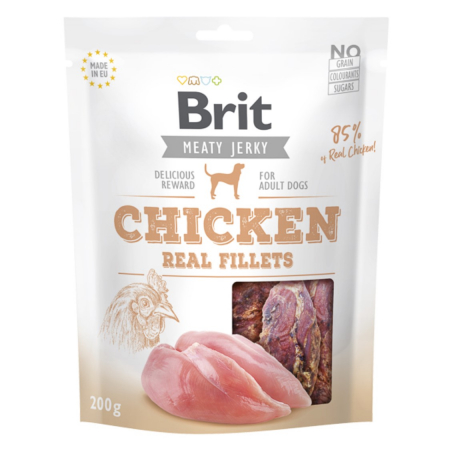 Recompense delicioase - Brit Dog Jerky Chicken Fillets 200 g