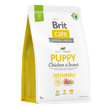 Hrana Uscata Caini - Brit Care Dog Sustainable Puppy 3 kg