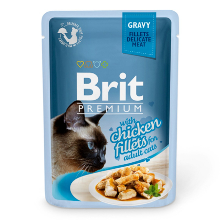 Hrana Umeda - Brit Cat Delicate cu Pui in sos 85 g