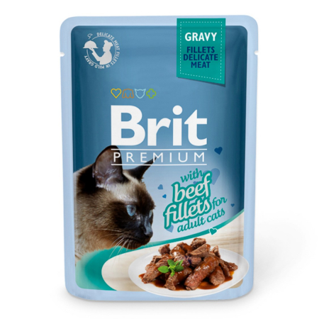 Hrana Umeda - Brit Cat Delicate cu vita in sos 85 g