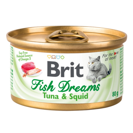 Hrana Umeda - Brit Fish Dreams cu Ton in suc propiu, 80 g