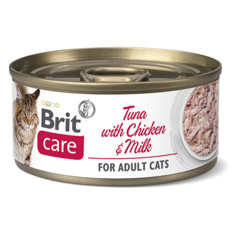 Hrana Umeda - Brit Care Cat Tuna cu Pui si lapte 70 g