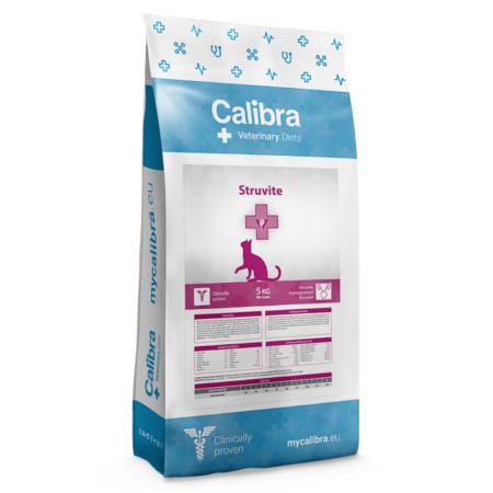 Pisici - Hrana uscata dietetica pentru pisici Calibra VD Cat Struvite 5 kg