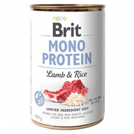 Hrana Umeda Caini - Brit Mono Protein Lamb & Rice 400 g