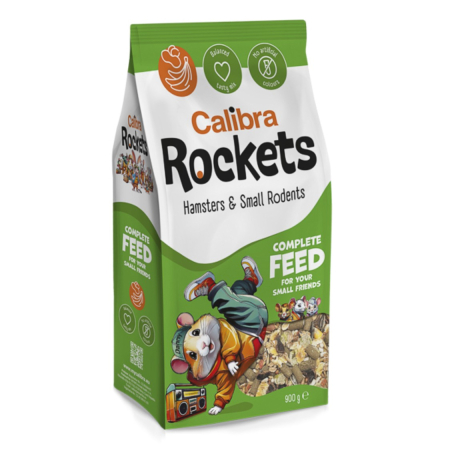 Hrana Rozatoare - Calibra Rockets Hamsters & Small Rodents 900 g