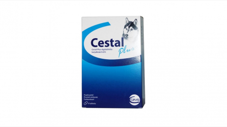 Antiparazitare interne si externe - Cestal Plus pentru caini - blister cu 4 comprimate