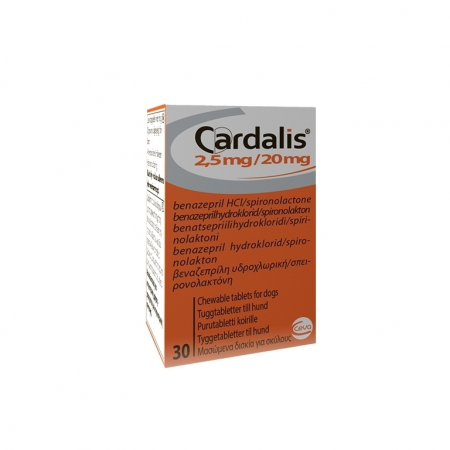 Caini - CARDALIS 2,5 MG / 20 MG - 30 TABLETE