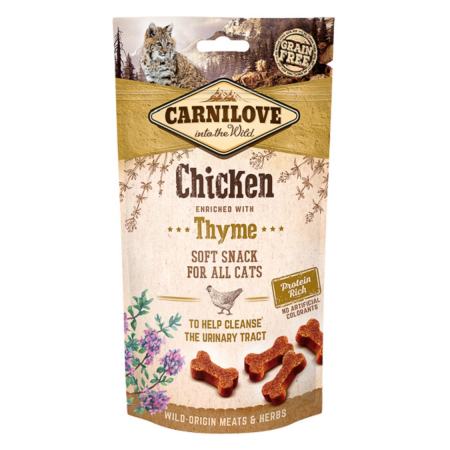 Pisici - Carnilove Cat Semi Moist Snack Chicken with Thyme 50 g