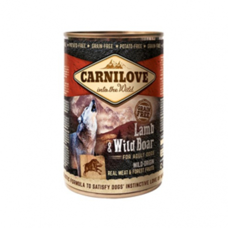 Caini - Carnilove Wild Meat Lamb and Wild Boar 400 g