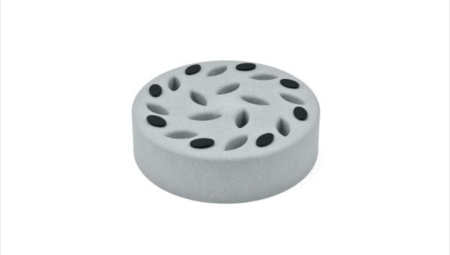 Castron hranire lenta Nayeco Bamboo - 800ml - Albastru 17,5x 5x 17cm [1]