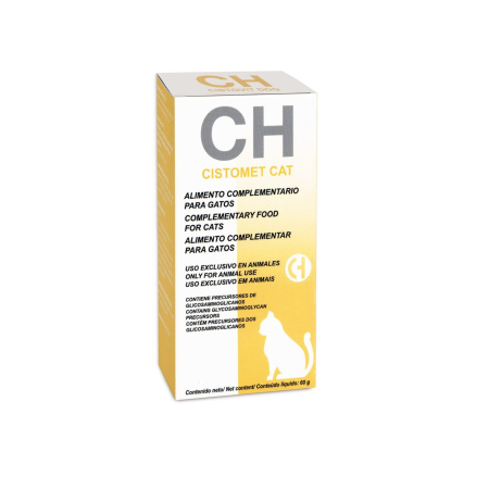 Afectiuni Renale / Urinare - CISTOMET CAT  Suport nutritional pentru buna functionare a tractului urinar cu precursori de glicozaminoglicani 60 G
