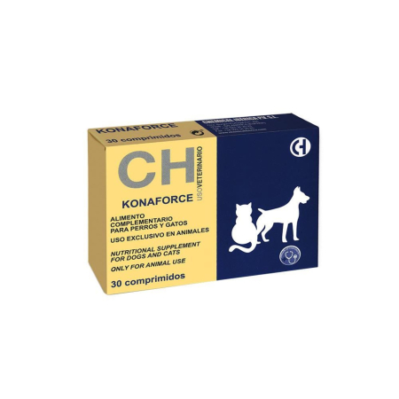Suplimente nutritive, vitamine - CH KONAFORCE aliment complementar pentru caini si pisici 30 comp