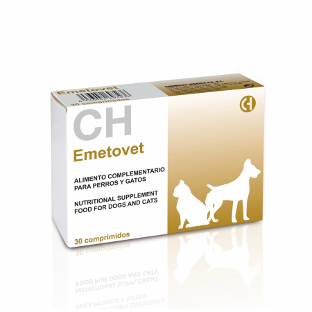 Afectiuni Digestive - EMETOVET este o hrană complementară pentru câini și pisici dezvoltată ca suport nutrițional pentru controlul greței și vărsăturilor.