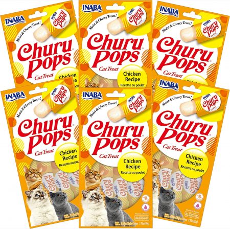 Churu Pops Recompensa Suculenta cu Pui fara cereale- 4 x 15 g [2]