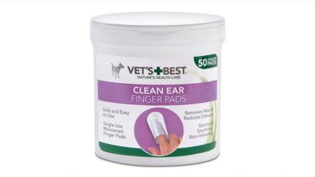 Pisici - Vet's Best Ear Wipes, 50 bucati