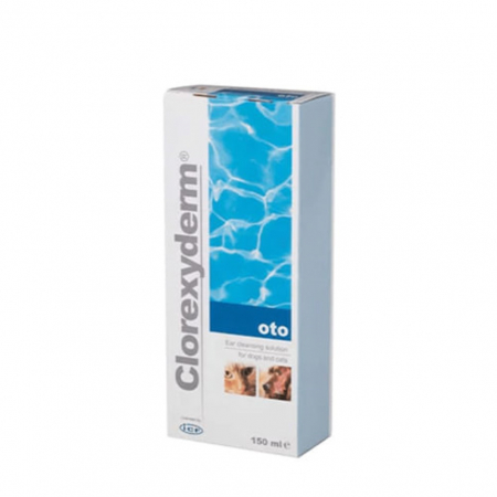Pisici - Clorexyderm Oto, solutie otica pentru caini si pisici, flacon x 150 ml