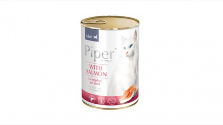Hrana Umeda - Conserva hrana umeda Piper Cat Adult, Somon 400 g