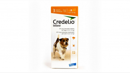 Promotii - Credelio 225 mg caini (5.5 - 11 kg) - 3 tablete