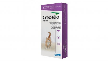 Pisici - Credelio 12 mg pisici (0.5 - 2 kg) - 3 tablete