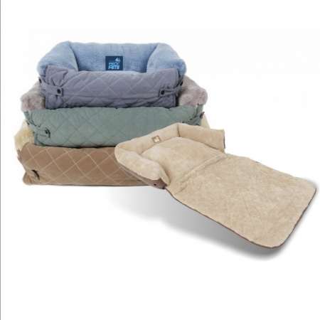 Pisici - Culcus 3 in 1 pentru caini si pisici Leo Gri, M 107x70xH14cm