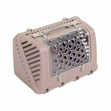 Pisici - Cusca Transport P-Bag MPS, 44.5×26.5x28h cm, Curea pentru transport inclusa