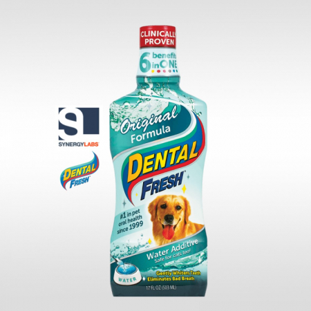 Caini - Dental Fresh ORIGINAL FORMULA pentru caini , Synergy Labs, 503 ml