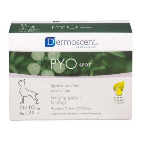 Caini - Dermoscent Pyo Spot Caine 0-10kg - 4 pipete