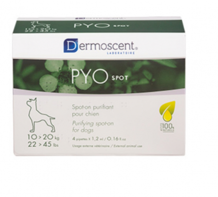 Caini - Dermoscent Pyo Spot Caine 10-20 kg - 4 pipete