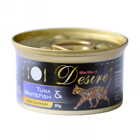 Hrana Umeda - Conserva Hrana Umeda DESIRE Ton File si Peste Alb in Gelatina 85g