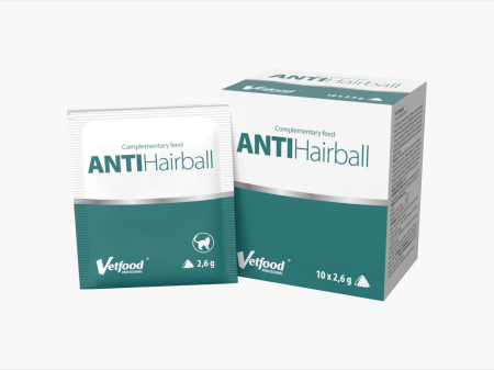 Suplimente nutritive, vitamine - Anti Hairball VetFood - Pulbere pentru pisici împotriva formării bilelor de păr 10x2.6 g