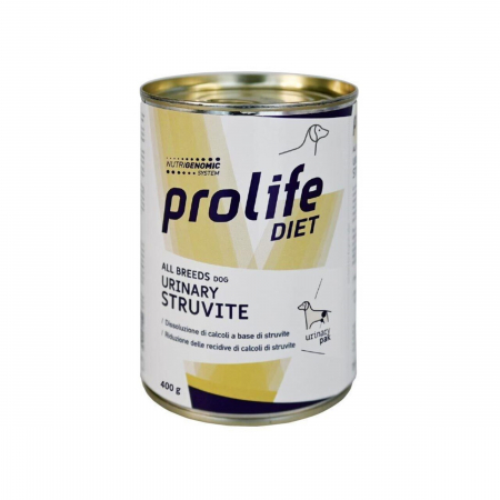 Caini - Dieta veterinara umeda prolife urinary struvite pentru caini de toate taliile cv 400g